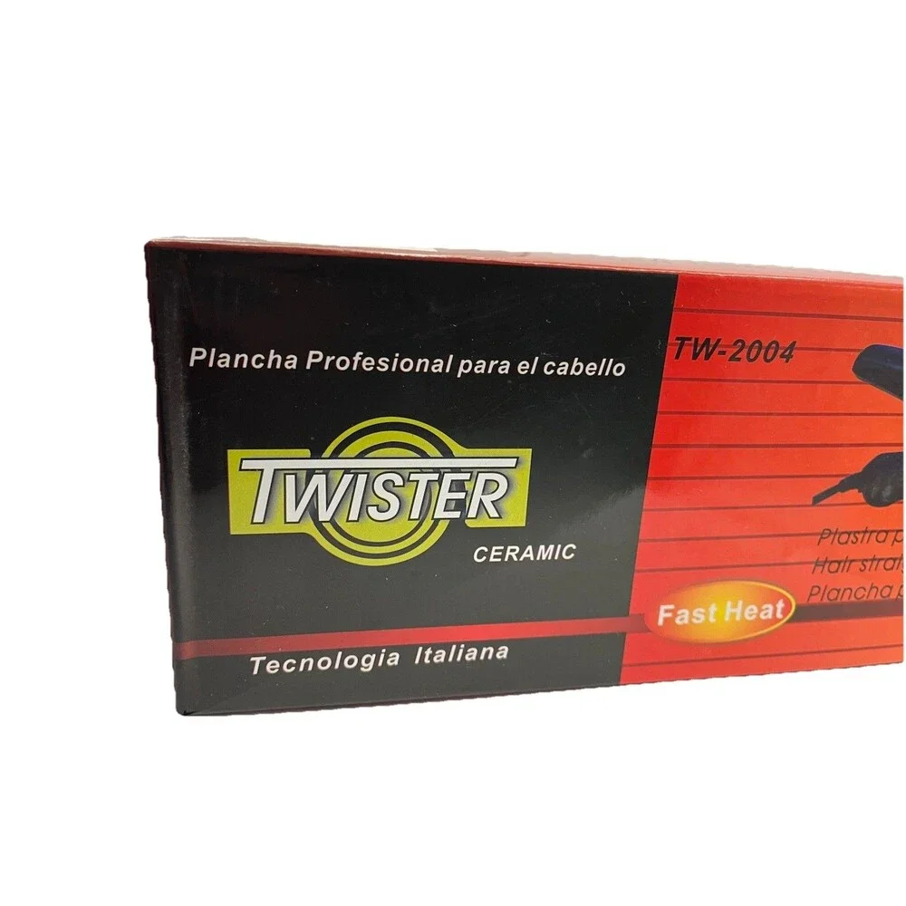 Twister Professional Ceramic Hair Straightener TW-2004 Flat Iron New